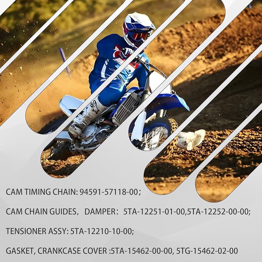 Amazon.com: MOTO1988 Cam Timing Chain & Guides & Tensioner w